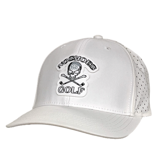 No Shoes Nation White Golf Hat