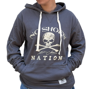 No Shoes Nation Charcoal Hoodie