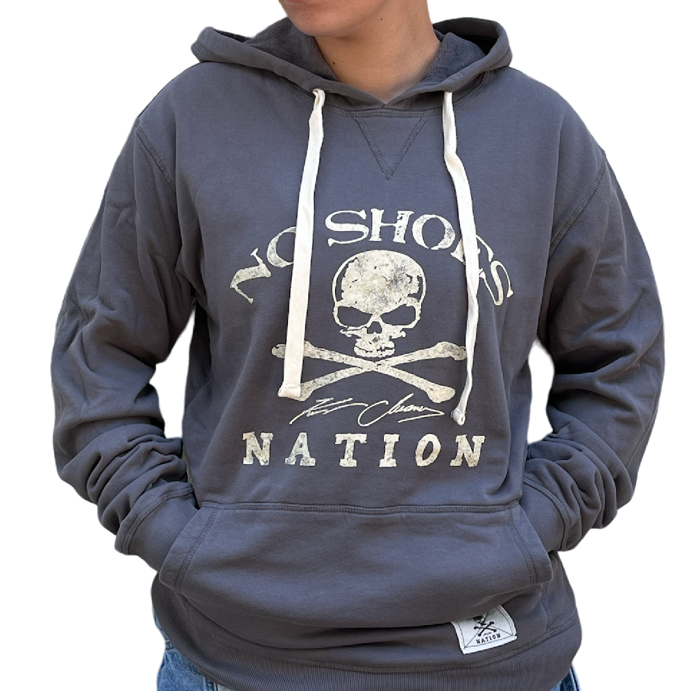 No Shoes Nation Charcoal Hoodie
