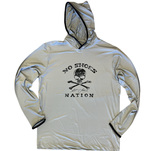 No Shoes Nation Long Sleeve Performance Hooded Tee