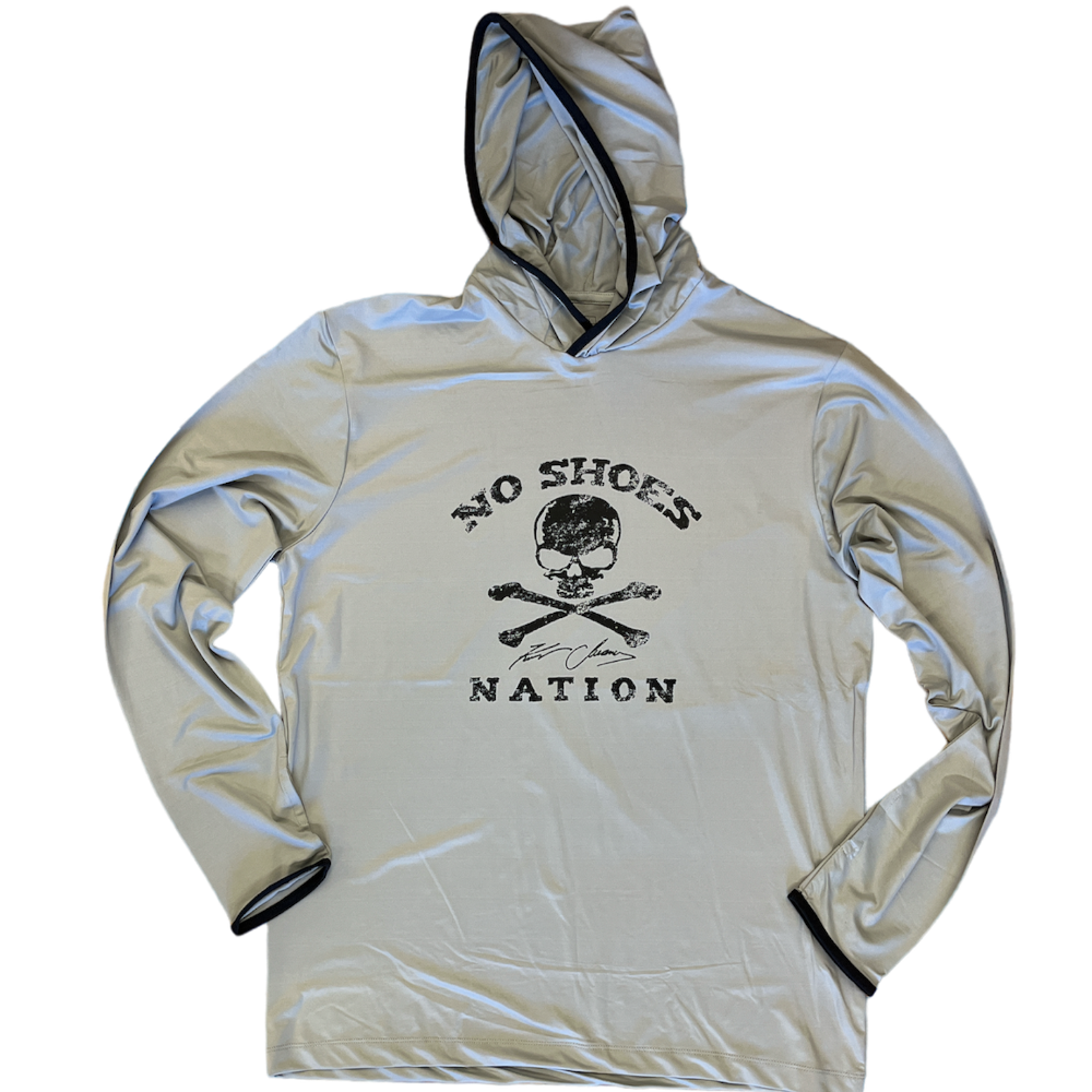 No Shoes Nation Long Sleeve Performance Hooded Tee