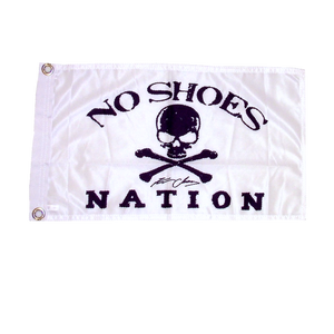 KENNY CHESNEY NO SHOES NATION WHITE FLAG-3’ X 5’ LARGE FLAG W/ GROMMETS