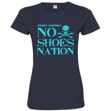 Load image into Gallery viewer, No Shoes Nation Ladies Navy Tee