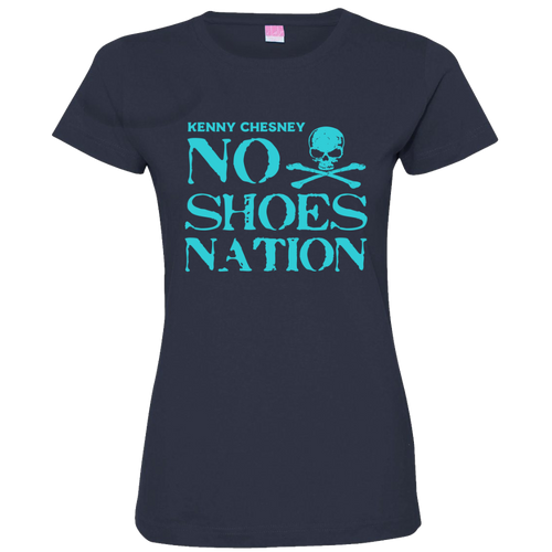 No Shoes Nation Ladies Navy Tee