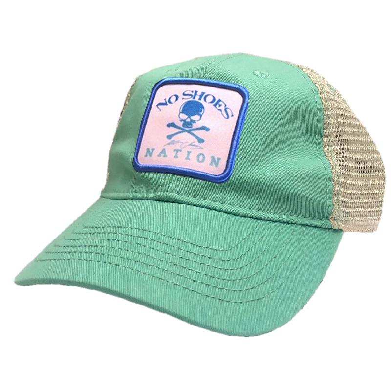 No Shoes Nation Mint and White Ballcap