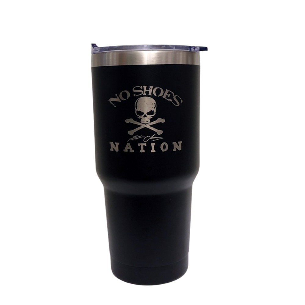 No Shoes Nation 32 oz. Black Tumbler – Kenny Chesney