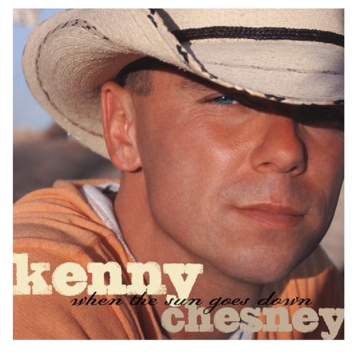 KENNY CHESNEY CD - WHEN THE SUN GOES DOWN