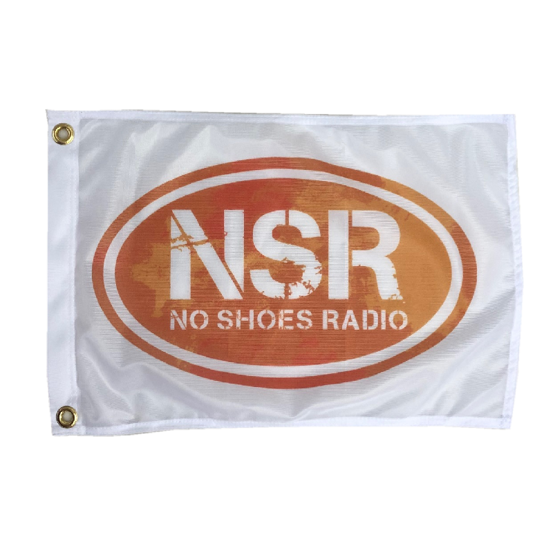 No Shoes Radio Boat Flag